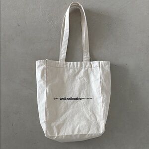 Final Sale! NIKE Well Collective body mind life 100% Cotton Tote Bag